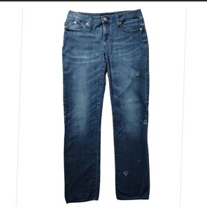 Rock & Republic Berlin Mid Rise Blue Denim Women's Jeans Sz 8M